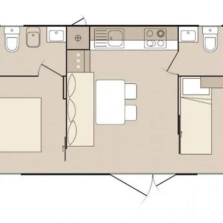 Mobile Homes Sara - Camping Turanj , Adriatic , Dalmatia مكان تخييم